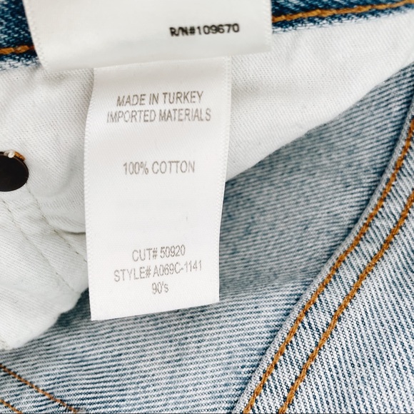 AGOLDE 90’s Loose Fit Light Wash Jeans SZ 26 A069C- 1141 - Picture 5 of 8